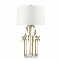 GN-STELLA-TL-GD Lampa stołowa Stella 1 – postarzane złoto Elstead - Mega RABATY w koszyku %