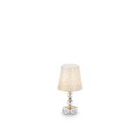 077734 Lampa stołowa queen tl1 small gold Ideal Lux - Mega RABATY w koszyku %