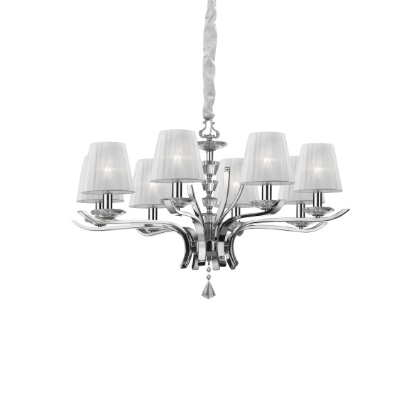 059242 Lampa stołowa pegaso sp8 white Ideal Lux - Mega RABATY w koszyku %