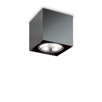 243931 Plafon mood pl1 d15 square black Ideal Lux - Mega RABATY w koszyku %