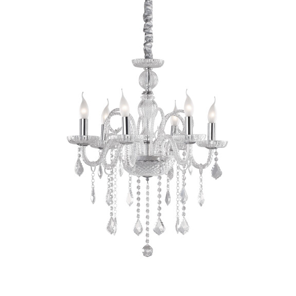 027821 Lampa wisząca giudecca sp6 clear Ideal Lux - Mega RABATY w koszyku %
