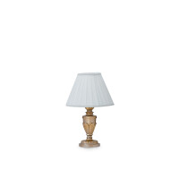020853 Lampa stołowa firenze tl1 antique gold Ideal Lux - Mega RABATY w koszyku %