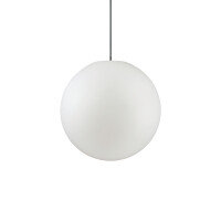 136004 Lampa wisząca sole sp1 medium white Ideal Lux - Mega RABATY w koszyku %