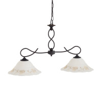 021416 Lampa wisząca foglia sp2 amber Ideal Lux - Mega RABATY w koszyku %