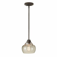 FE-URBANRWL-P-H Urban Renewal 1 lekka mini lampa wisząca – rustykalne żelazo Elstead - Mega RABATY w koszyku %