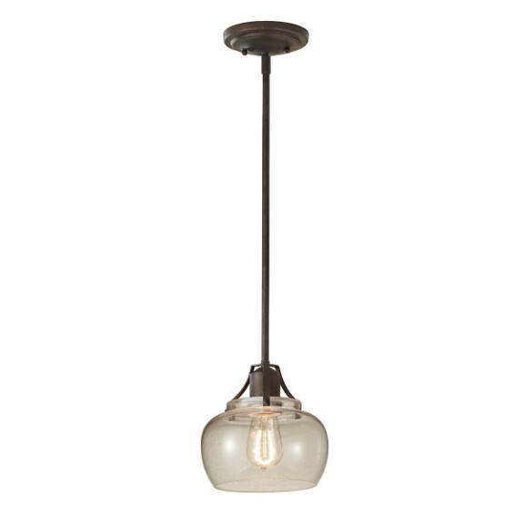 FE-URBANRWL-P-H Urban Renewal 1 lekka mini lampa wisząca – rustykalne żelazo Elstead - Mega RABATY w koszyku %