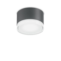 168111 Plafon urano pl1 small anthracite Ideal Lux - Mega RABATY w koszyku %