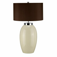 VICTOR-LRG-TL-CR Duża lampa stołowa Victor 1 – kremowa Elstead - Mega RABATY w koszyku %