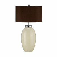 VICTOR-SM-TL-CR Mała lampa stołowa Victor 1 – kremowa Elstead - Mega RABATY w koszyku %