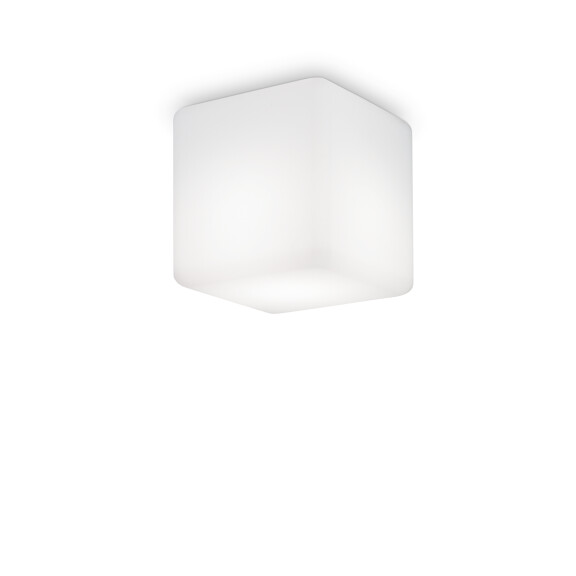213200 Plafon luna pl1 small white Ideal Lux - Mega RABATY w koszyku %
