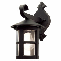 BL21-BLACK-E27 Hereford 1 Light Wall Down Lantern Elstead - Mega RABATY w koszyku %