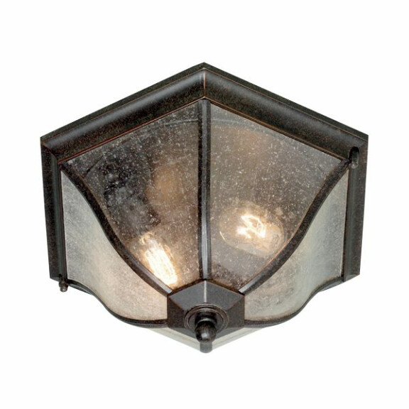 NE8-M New England 2 Light Flush Lantern Medium Elstead - Mega RABATY w koszyku %