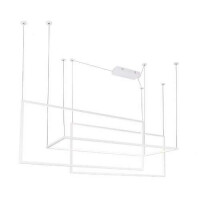 Geometric P0272 lampa wisząca biała  Maxlight