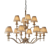 63626 Stanford antique brass 12lt lampa wisząca Interiors1900 - MEGA rabaty w koszyku %