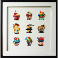 Obraz 3D Cup Cakes 104-9021 Cosmolight