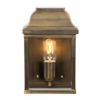 VICTORIA-BR Lampa ścienna Victoria 1 Light – Mosiądz Elstead - Mega RABATY w koszyku %
