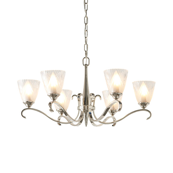 63442 Columbia nickel 6lt lampa wisząca Interiors1900 - MEGA rabaty w koszyku %