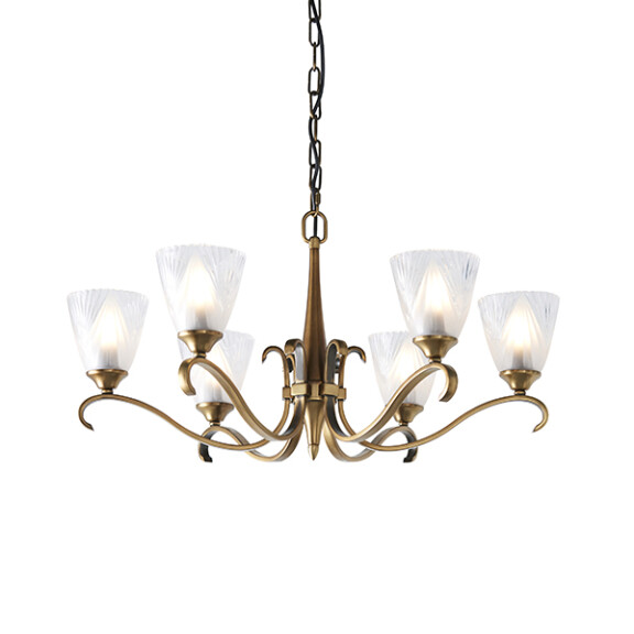 63437 Columbia brass 6lt lampa wisząca Interiors1900 - MEGA rabaty w koszyku %