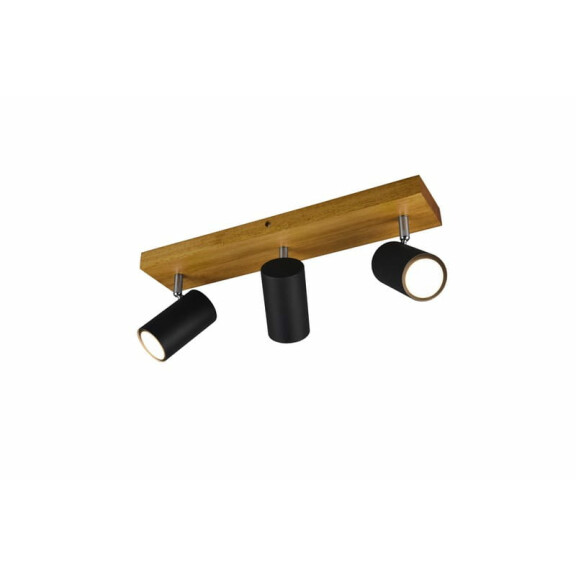 812400332 Lampa Marley reflektorek drewno Trio - MEGA rabaty w koszyku %