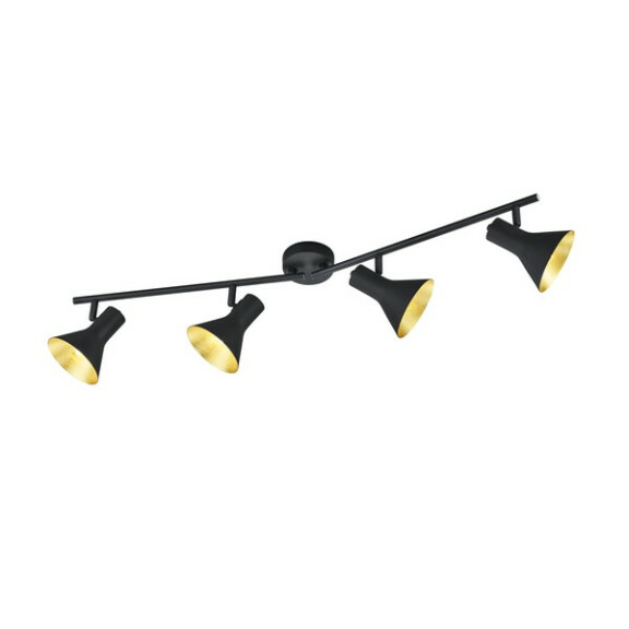R80164002 LAMPA SUFITOWA NINA ZŁOTY/CZARNY - Mega RABATY W KOSZYKU %