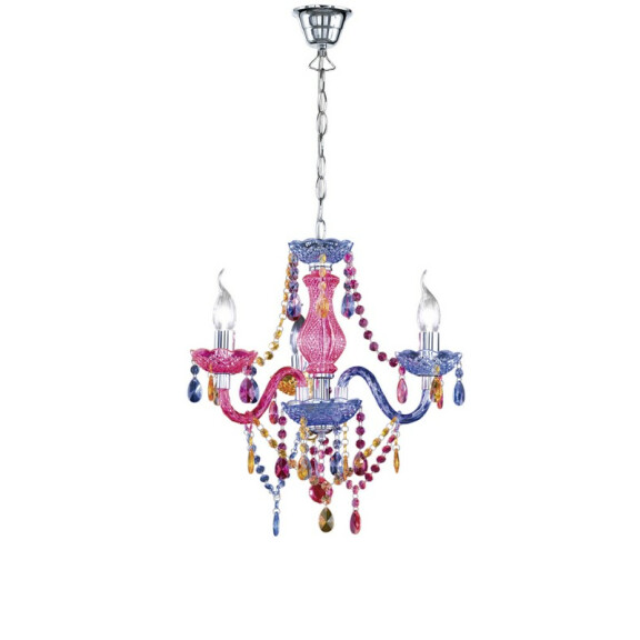 R11073017 ŻYRANDOL WISZĄCY MULTI-KOLOR LUSTER - Mega RABATY W KOSZYKU %
