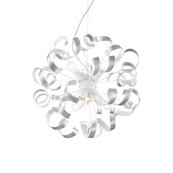 101613 Lampa wisząca vortex sp6 silver Ideal Lux - Mega RABATY w koszyku %