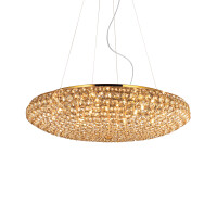 088020 Lampa wisząca king sp12 gold Ideal Lux - Mega RABATY w koszyku %