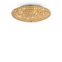 073262 Plafon king pl9 gold Ideal Lux - Mega RABATY w koszyku %