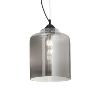 112312 Lampa wisząca bistro&apos; sp1 square smoky grey Ideal Lux - Mega RABATY w koszyku %
