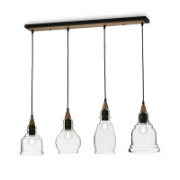 122557 Lampa wisząca gretel sp4 black Ideal Lux - Mega RABATY w koszyku %