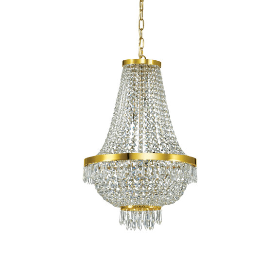 114736 Lampa wisząca caesar sp9 gold Ideal Lux - Mega RABATY w koszyku %