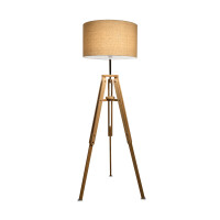 137827 Lampa stojąca klimt pt1 wood Ideal Lux - Mega RABATY w koszyku %