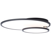 G97031/06 Panel sufitowy Bility LED 61x45 cm czarny od ręki