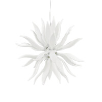 112268 Lampa wisząca leaves sp12 white Ideal Lux - Mega RABATY w koszyku %