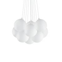 131924 Lampa wisząca m white Ideal Lux - Mega RABATY w koszyku %
