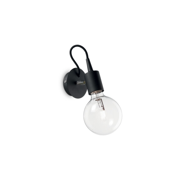 148908 Kinkiet edison ap1 black Ideal Lux - Mega RABATY w koszyku %