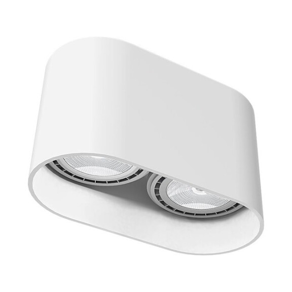 9241 OVAL LAMPA SUFITOWA BIAŁA--rabaty 15% w koszyku