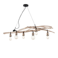 180922 Lampa wisząca driftwood sp6 wood Ideal Lux - Mega RABATY w koszyku %