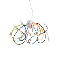 141909 Lampa wisząca multiflex sp8 multicolor Ideal Lux - Mega RABATY w koszyku %