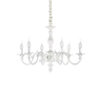 197500 Lampa wisząca justine sp6 white Ideal Lux - Mega RABATY w koszyku %
