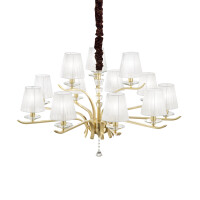 197746 Lampa wisząca pegaso sp12 satin brass Ideal Lux - Mega RABATY w koszyku %