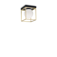 198132 Plafon lingotto pl1 antique brass Ideal Lux - Mega RABATY w koszyku %