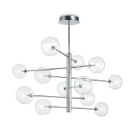 200118 Lampa wisząca equinoxe sp12 chrome Ideal Lux - Mega RABATY w koszyku %