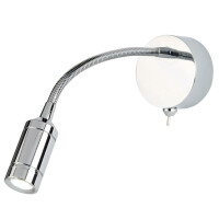 2256CC Flexy LED Adjustable Kinkiet - Chrome Searchlight