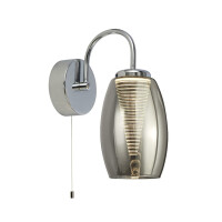 97292-1SM Cyclone Kinkiet - Chrome &amp; Smoked szkło Searchlight