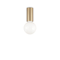 233031 Plafon petit pl1 satin brass Ideal Lux - Mega RABATY w koszyku %