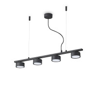 235455 Lampa wisząca minor linear sp4 black Ideal Lux - Mega RABATY w koszyku %