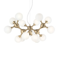 241012 Lampa wisząca nodi sp15 satin brass Ideal Lux - Mega RABATY w koszyku %