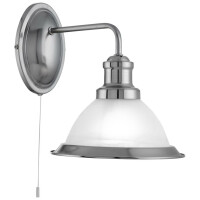1481SS Bistro Kinkiet - satyna srebrny &amp; szkło Searchlight