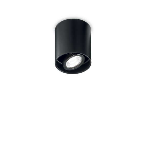 243924 Plafon mood pl1 d09 round black Ideal Lux - Mega RABATY w koszyku %